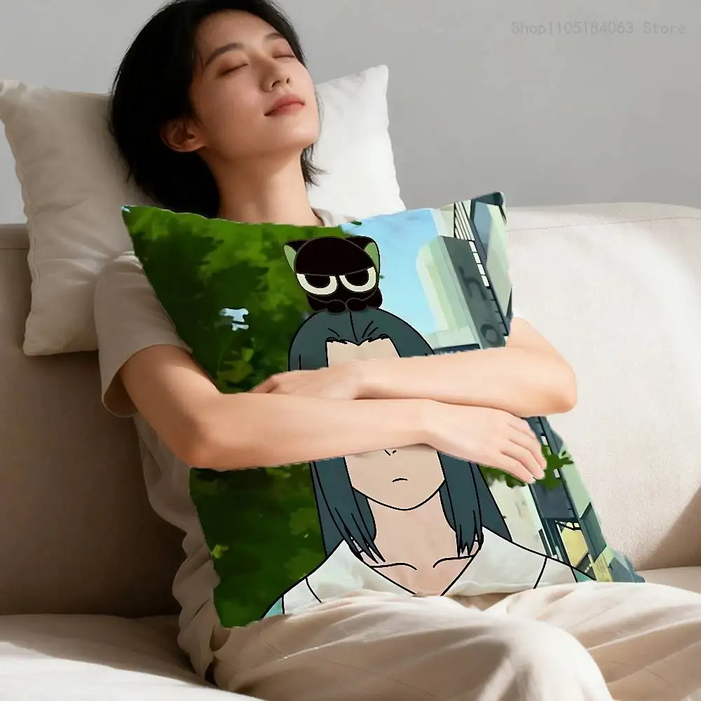 Wuxian The L-LegendS of Hei II Pillow Case For Sofa Decor Car Office Room Printing Cushion Cover Decorations and Protector