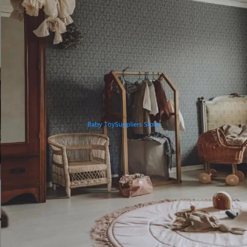 R1WF سجادة أرضيات للأطفال من القطن الناعم للعب حصيرة البساط وسادة الزحف بطانية النشاط الأرضي وسادة ديكور غرفة الأطفال للأطفال