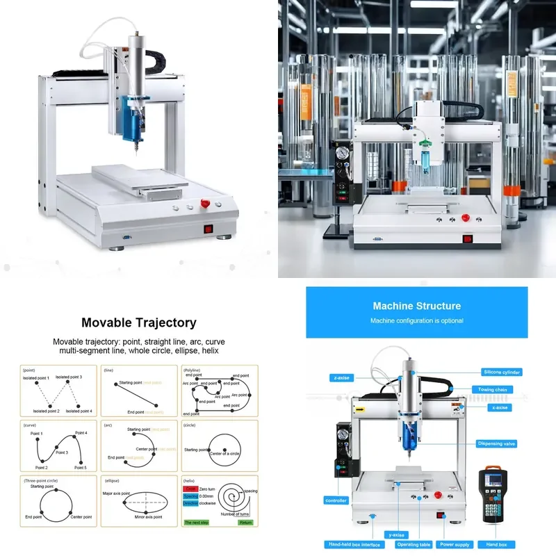 Hot Melt Glue Gun Automatic Glue Dispenser Fast Conversion Injection Machine for DIY Craft Repair