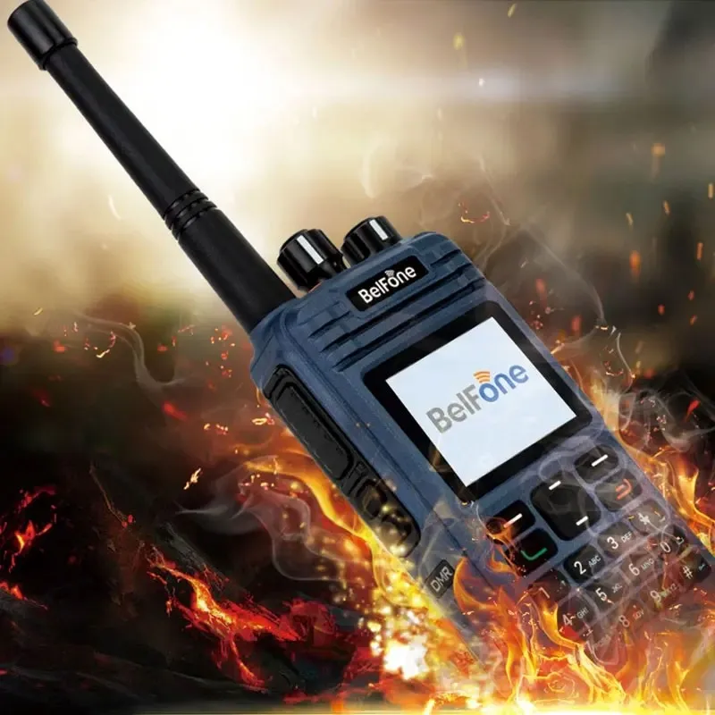 BelFone BF-TD511EX 3,5 W Radio a prueba de explosiones Radio UHF IP68 Walkie Talkie con 512 canales y GPS
