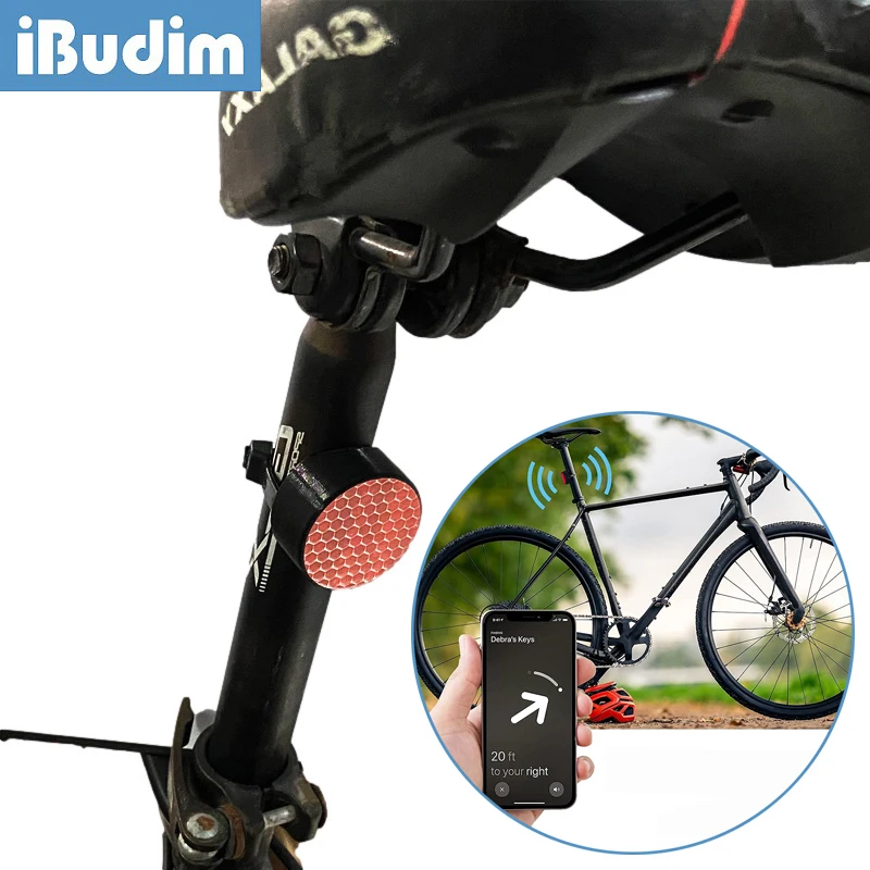 iBudim For AirTag Bike Mount Universal Hidden Bicycle Taillight Holder for Airtag Bike Seat Bracket Support Cycling Accessories