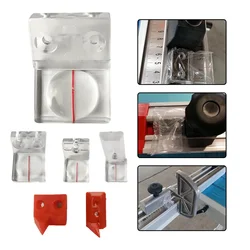 Magnifier Baffle For Sliding Table Saw Ruler Edge Banding Woodworking Machine 25mm 1 Holes 32mm 2 Holes 25.5mm 1 Holes