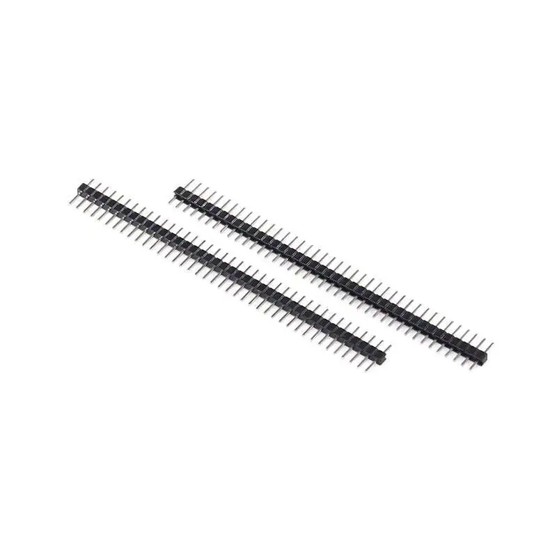 20 Stück 2,0 mm Einreihiger Gerader Stiftleisten-Stecker 1*2P 3P 4P 5P 6P 7P 8P 10P 20P 40P Kupfer – Detail 14