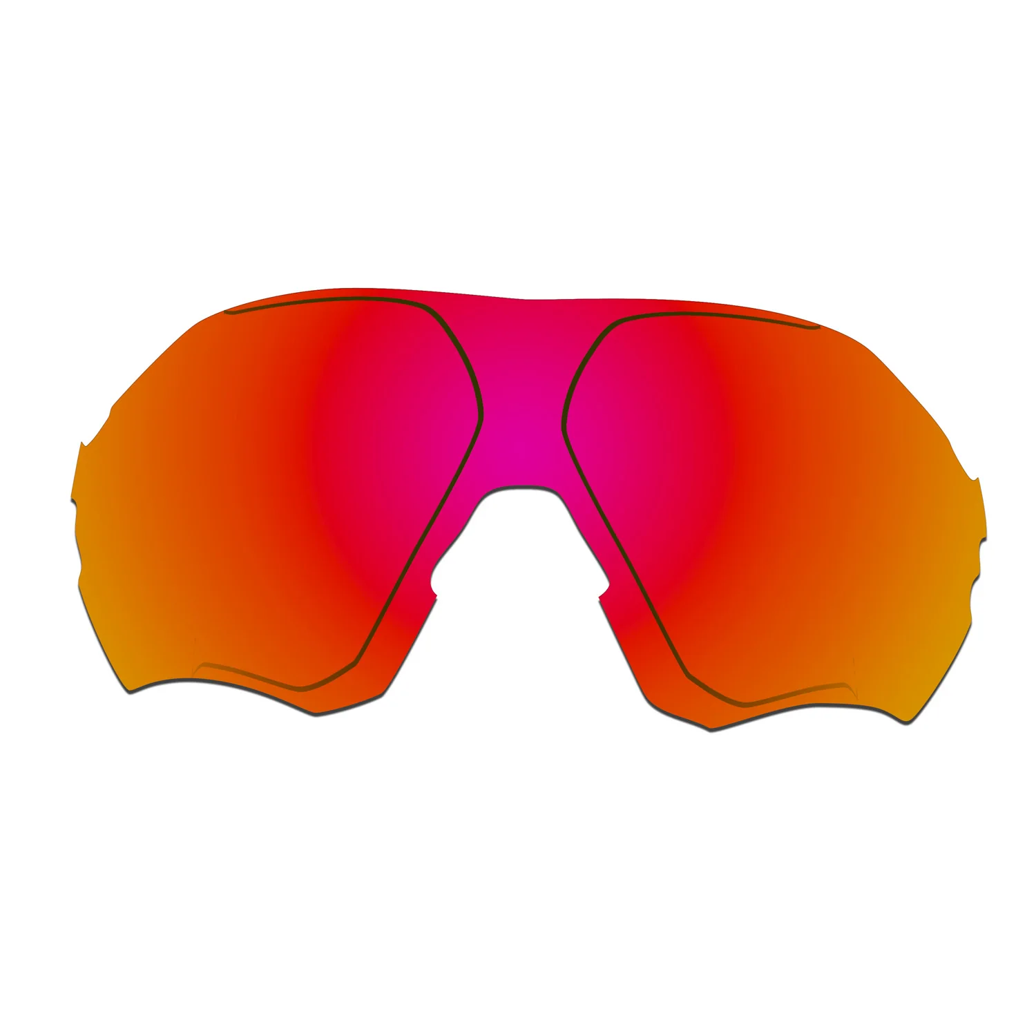 HKUCO Replacement Lenses For EVZero Range Sunglasses Red Polarized
