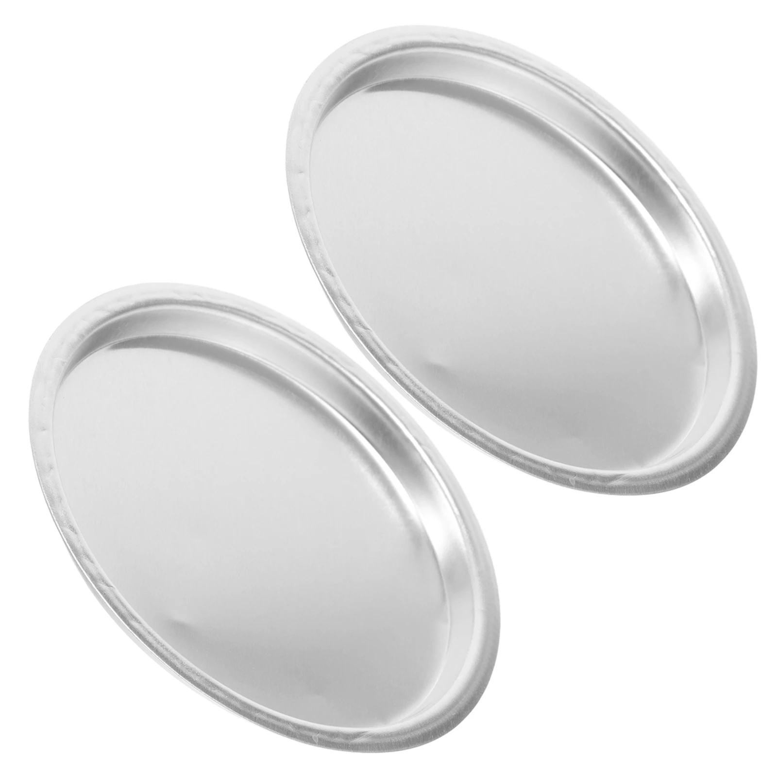 

2Pcs Electronic Scale Tray Aluminum Weighing Pans Gemstones Jewelry Tiny Plates Kitchen Accessories Precision