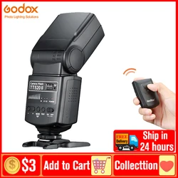 Godox TT520II TT520-II Camera Flash with Build-in 433MHz Wireless Signal Speedlite for Canon Nikon Pentax Olympus DSLR Cameras