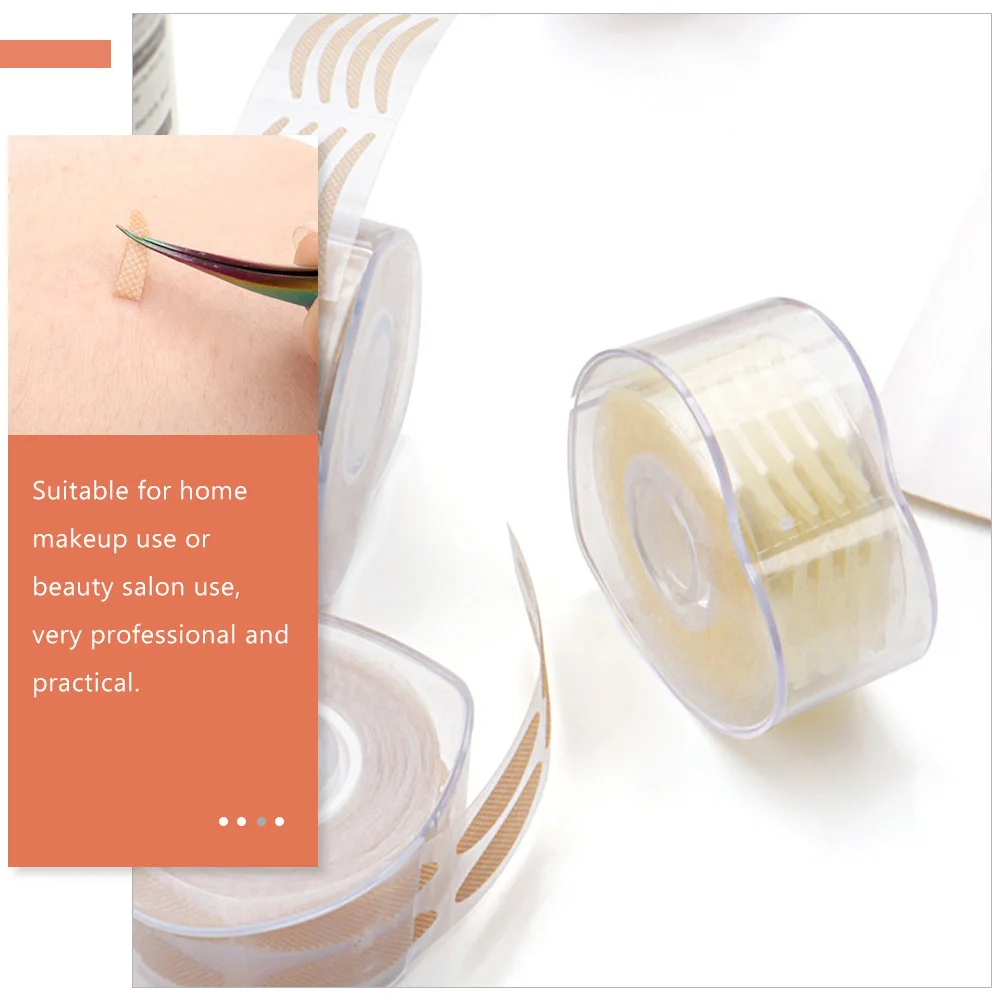 4 rotoli di nastro adesivo per palpebre, strisce sollevatore per occhi invisibili e traspiranti per occhi arrotondati e ingranditi, doppio nastro per sollevamento occhi