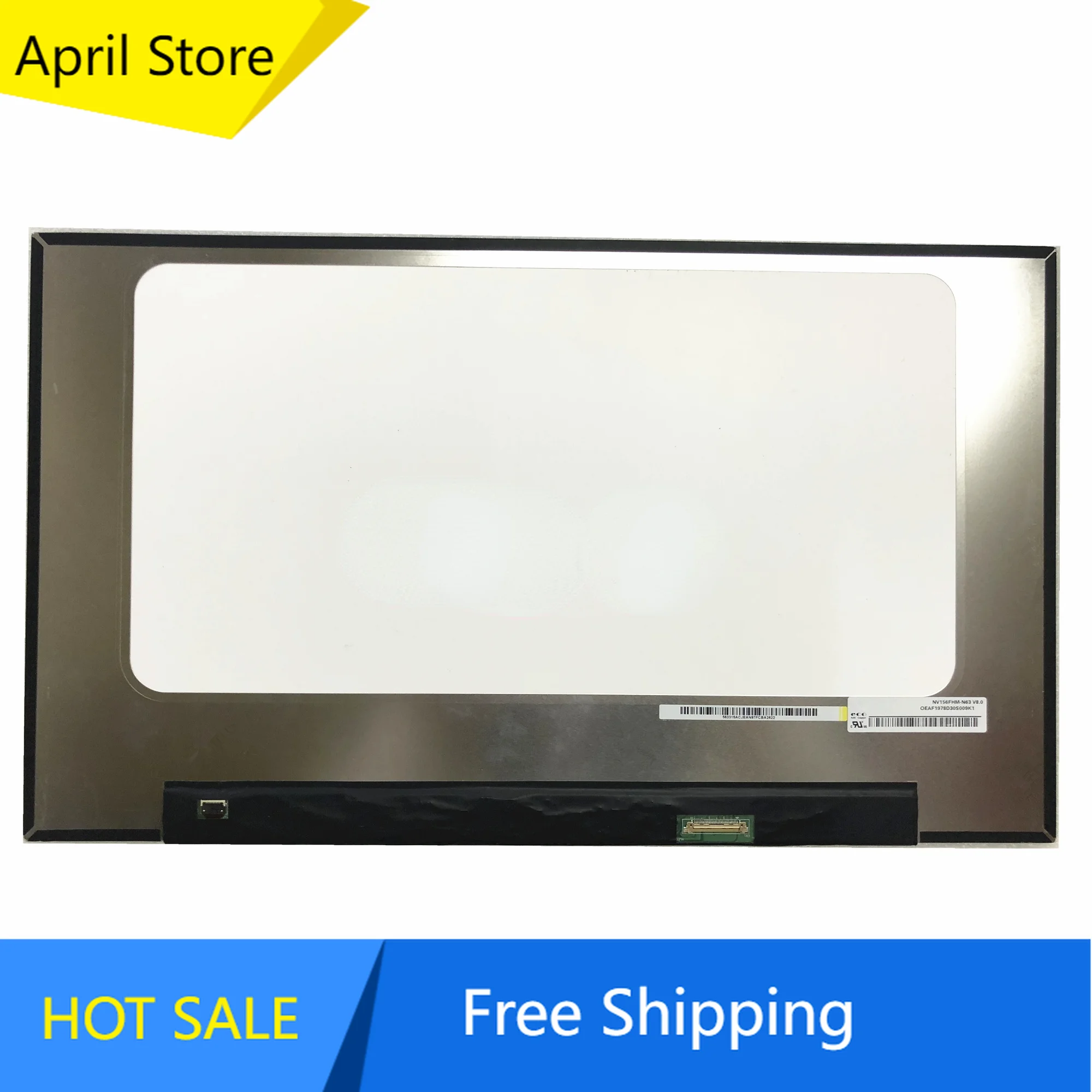 

NV156FHM-N63 V8.0 fit NV156FHM-N52 15.6" FHD IPS Laptop LCD Screen Panel 71% NTSC