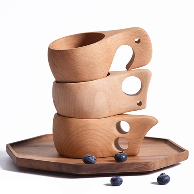 Винтажная деревянная кофейная кружка, деревянная чашка ручной работы, кружка для кофе, чая с молоком, уличные чашки для питья для кемпинга, кружка, подарочная посуда для напитков