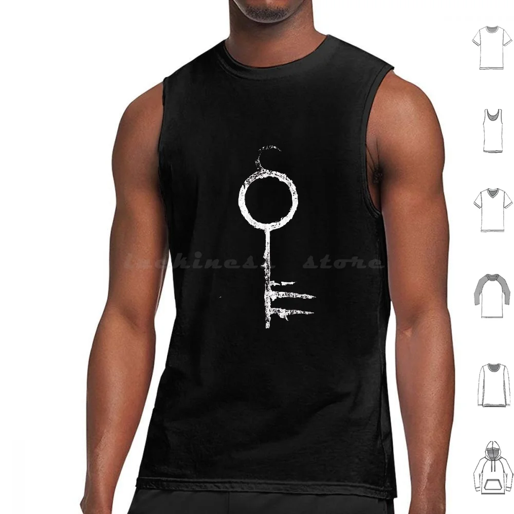 The Infernal Key ( White ) Tank Tops Vest Sleeveless Sandman Neil Gaiman Comic Comics Dream The Sandman Comics Death Quote