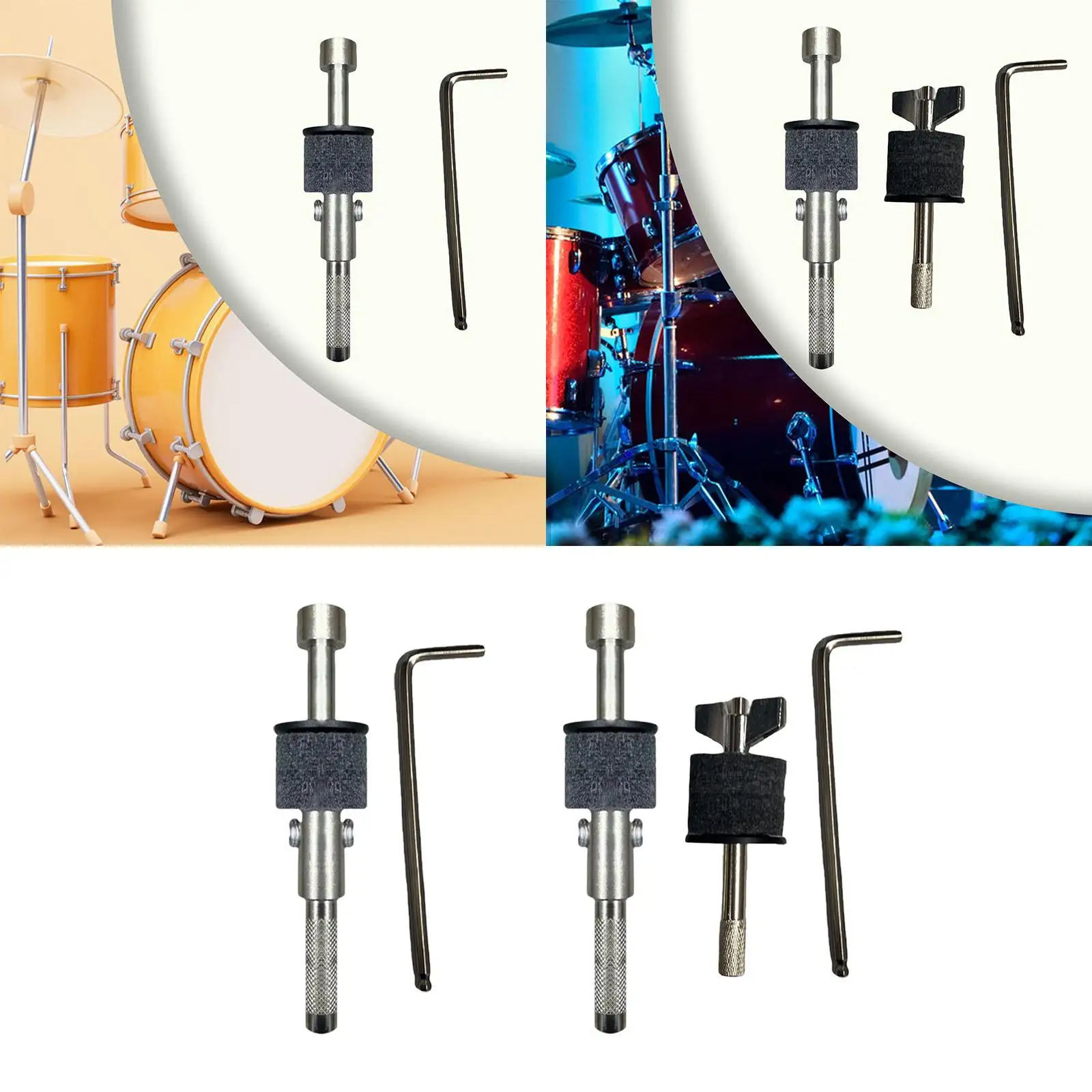 Cowbell Holder Clamp Cowbell Mount Bass Drum Musical Instrument Accessories Professional Drum Hoop Percussion Mounting Bracket