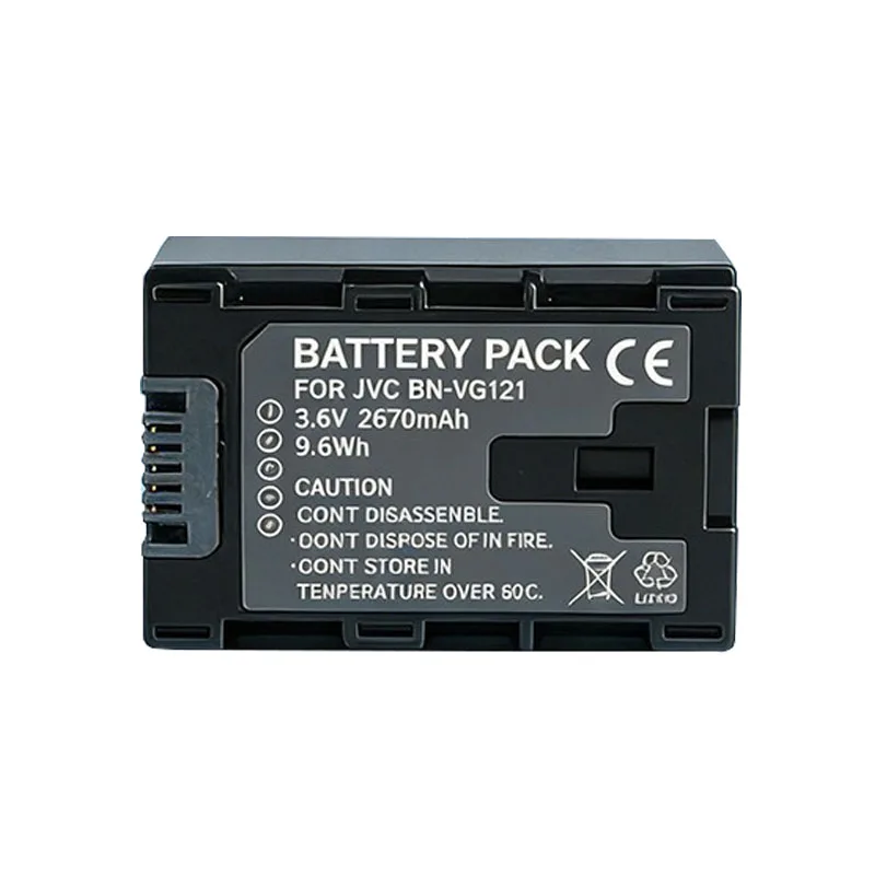 BN-VG121 VG121 BNVG121 Battery for JVC BN-VG107 VG108 VG114 VG121 VG138  GZ-HD620 GZ-HD500 GZ-HM320 GZ-HM550 GZ-HM860 GZ-HM960 G