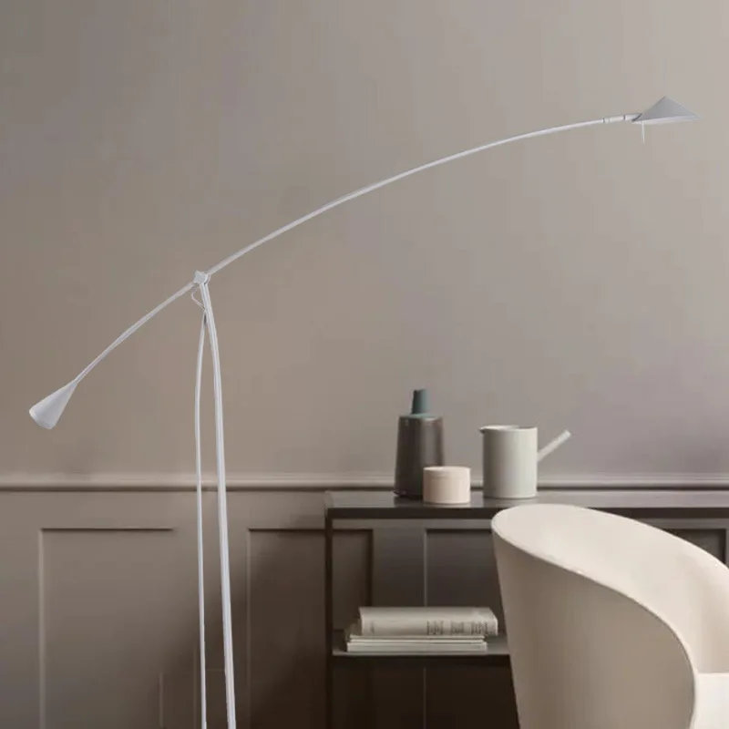 

Nordic Living Room Sofa Side Fishing Lamp Floor Lamp Bedroom Modern Simple High Beauty Designer Villa Decorative Led Lamp