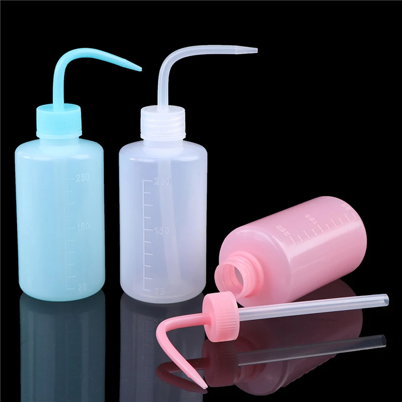 250ml Tattoo Bottle Microblading Supplies Diffuser Wash Squeeze Bottle Lab Non-Spray Convenient Supply Cups Tattoo Accessory