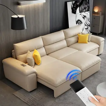 設計師真皮沙發床豪華兩用折疊懶人沙發床3座沙發床家具家居 8 最佳銷售 三人沙發床 - №8