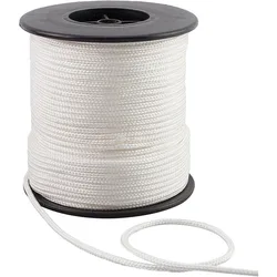 1 rotolo 3mm 54 yard cavo per paracadute bianco corda di nylon cavo tende stringa intrecciata ascensore ombra cavo per riparazione finestre pianta da giardinaggio