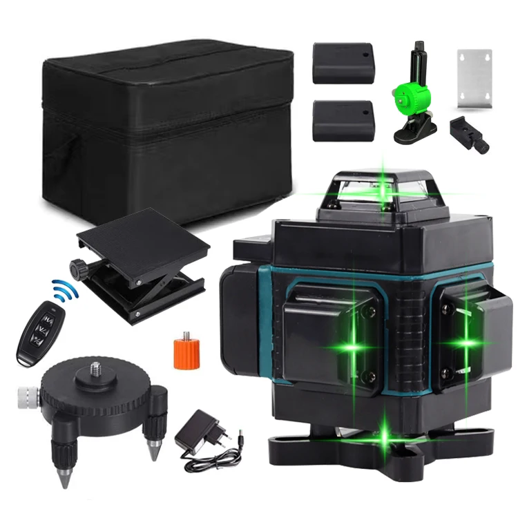 AGL21 Industrial Grade Cross Line Green Laser Beam Construction Self-Leveling Laser Level with Horizontal and Vertical Features