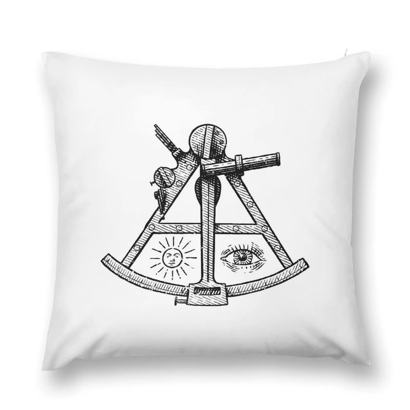 Sextant engraving Throw Pillow Ornamental Pillow christmas supplies Christmas Covers pillow