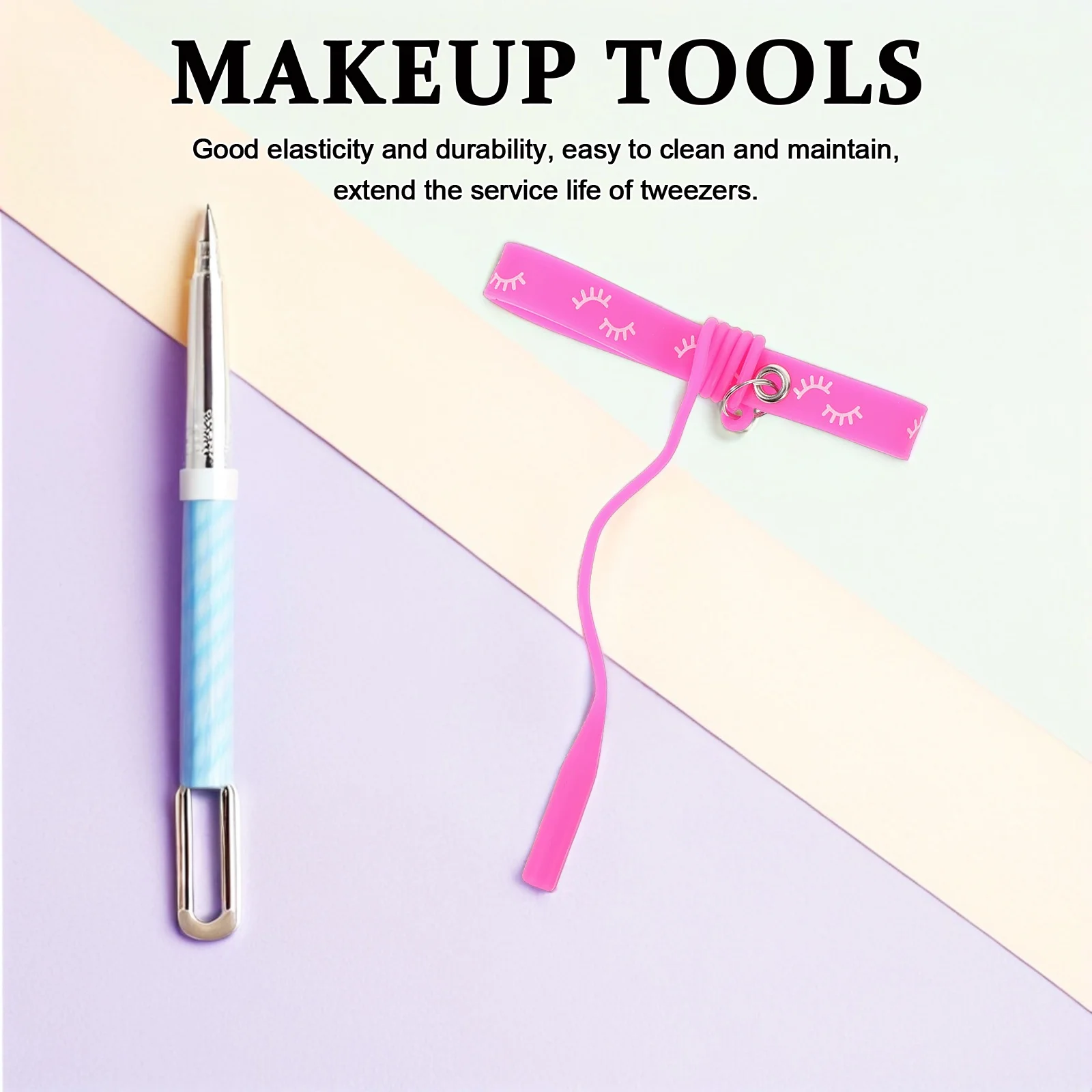 

Lash Extension Tweezer Holder Silicone Wristband Protective Bracelet Ergonomic Lash Tech Tool for Eyelash Application