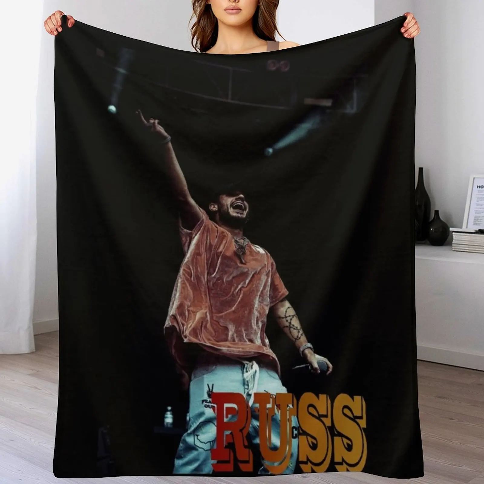 

Russ Throw Blanket Warm Comfortable Blanket for Office Napping