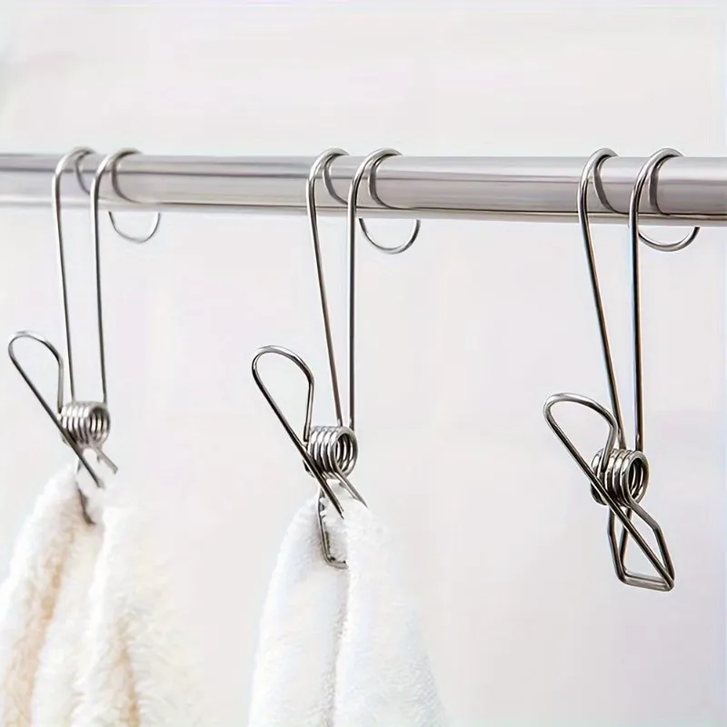 46 pcs Strong Load Capacity Clamp Style Hangers, great for Office Home Multi-Use, Windproof Anti-Slip