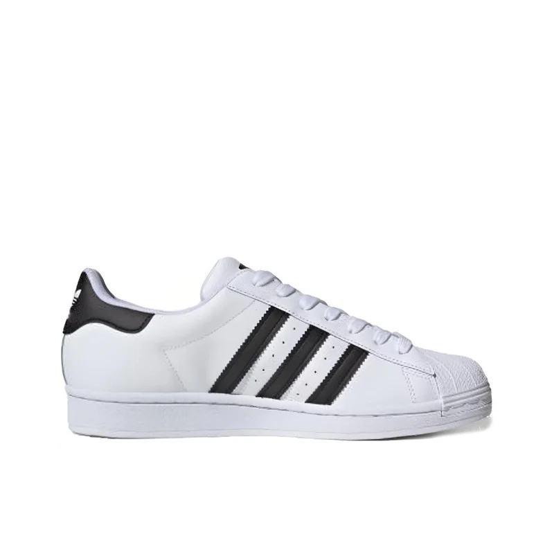 Adidas Originals SUPERSTAR Herren- und Damen-Skateboardschuhe, rutschfest, verschleißfest, Low-Top-Skateboardschuhe, Weiß, Rot