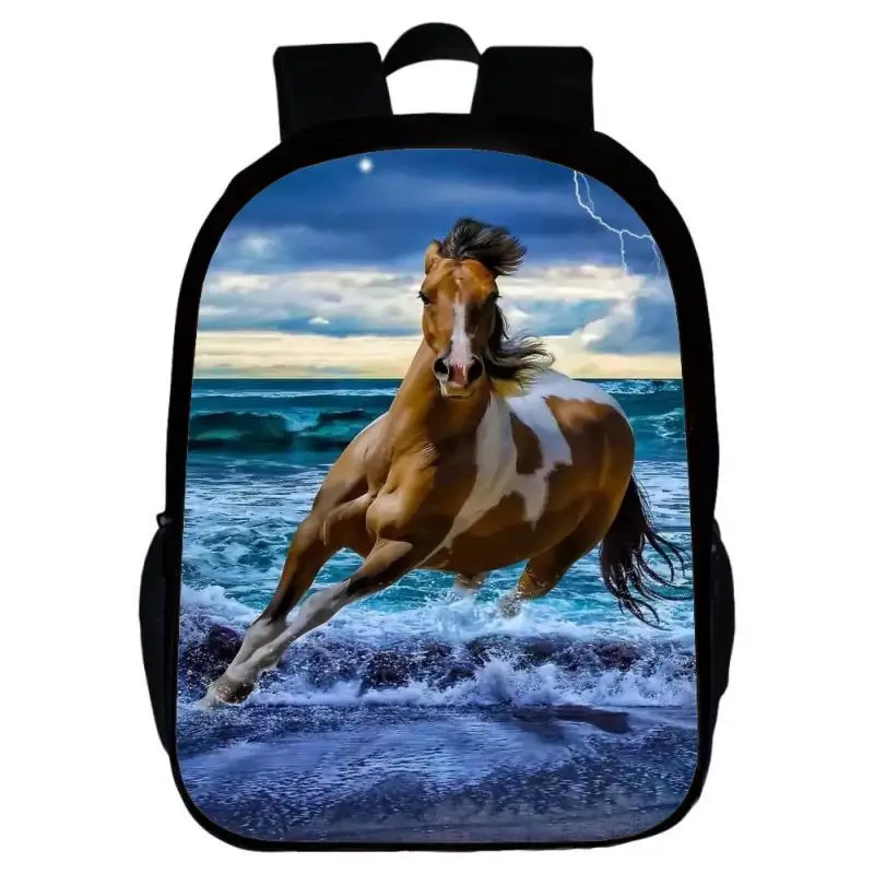 Hewan, Kuda, Ransel Anak Kapasitas Besar, Ransel Taman Kanak-Kanak, Tas Selempang