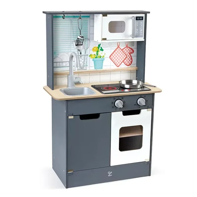 Promotion Hape Role Play Wooden Kitchen Toy Promotion kitchen for Kids