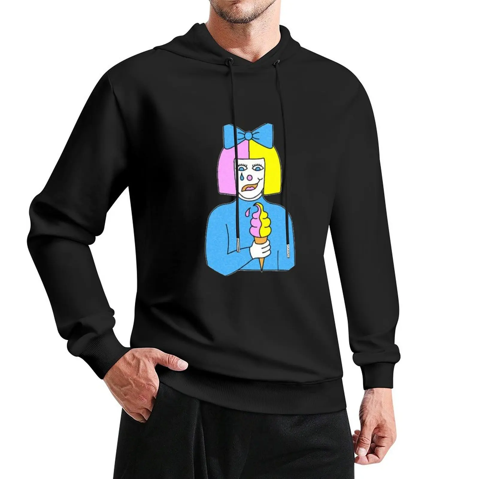 

Sia thundercloud Pullover Hoodie men's sweat-shirt set anime clothes graphic hoodie