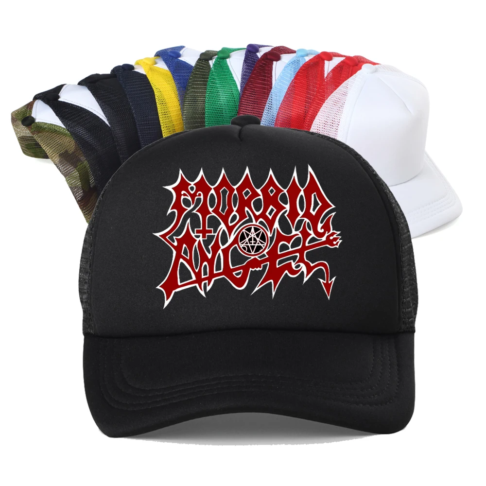 

Morbid Angel Extreme Music For Extreme People Domination Death Metal Baseball Cap Hip Hop Unisex Mesh Snapback Hat