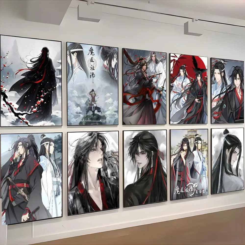 Novel Fantasy Mo Dao Zu Shi Poster Classic Wall Art Home Decor Peel and Stick Unframed