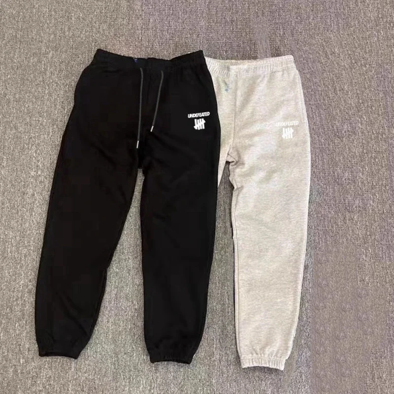 

2025 New trendy brand sweatpants pure cotton American tied feet casual trousers men's sports basketball