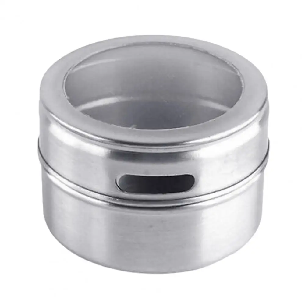 Outdoor Kitchen Spice Jar Food Grade Good Seal Performance Stainless Steel Spice Container For Travel