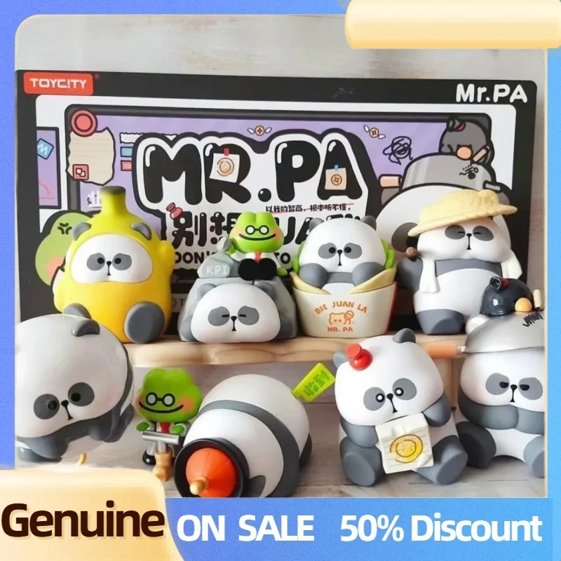 

Genuine Mr.Pa Don'T Pua Me Series Pvc Blind Box Anime Action Figure Caja Misteriosa Cartoon Designer Doll Girl Birthday Gifts