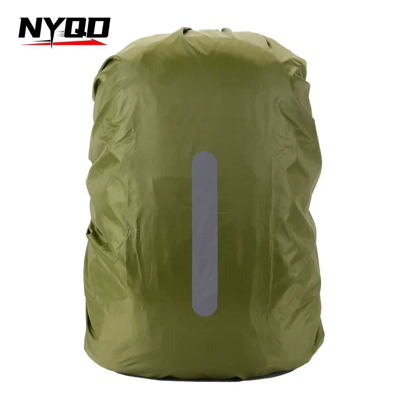 Mochila De Seguridad reflectante para exteriores, cubierta de lluvia nocturna, impermeable, para viaje