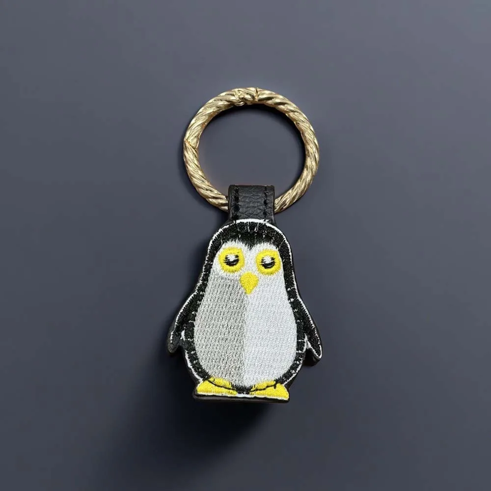 بو الجلود مشبك قبعة مغناطيسي خفيفة الوزن لمكافحة خسر الباندا كاب كليب البوليستر مقاوم للماء التطريز البطريق المفاتيح تنوعا #3