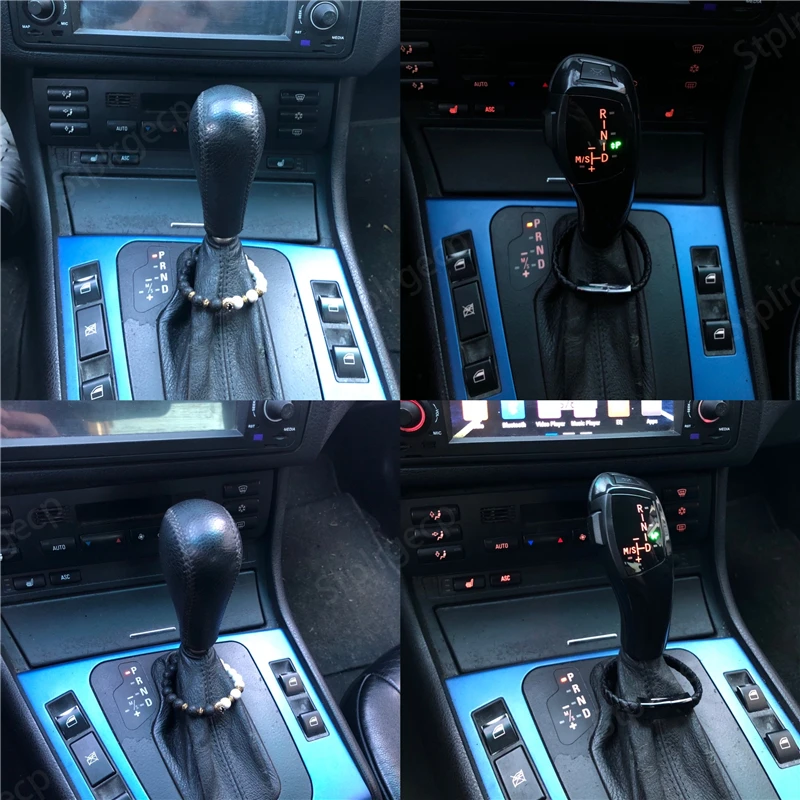 LED Gear Shift Knob Automatic Gear Shifter Lever Handle for BMW 5 series E39 E60 E61 520i 523i 525i 528i 530i 535i 540i M5