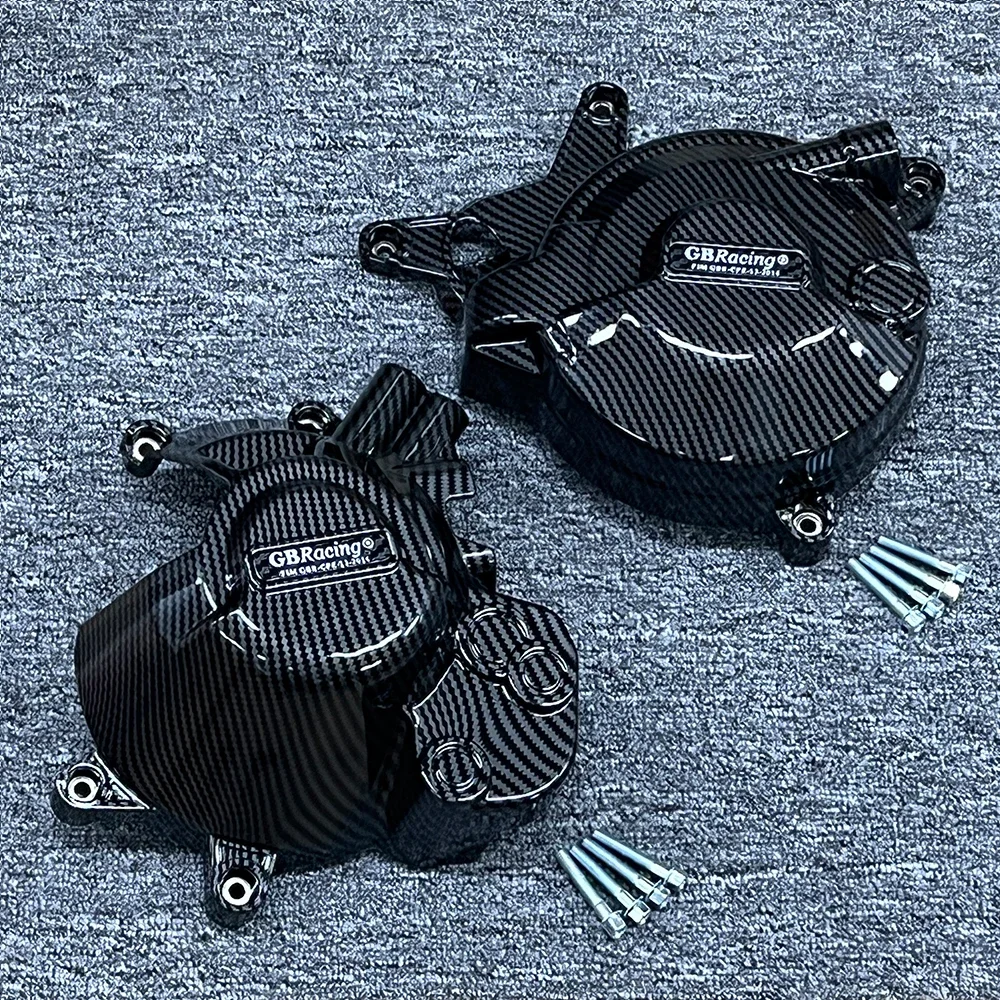 

For HONDA AFRICA TWIN DCT&AFRICA TWIN ADVENTURE SPORT DCT 20-25 Moto Protective Cover Secondary Engine Cover CarbonFiber Texture