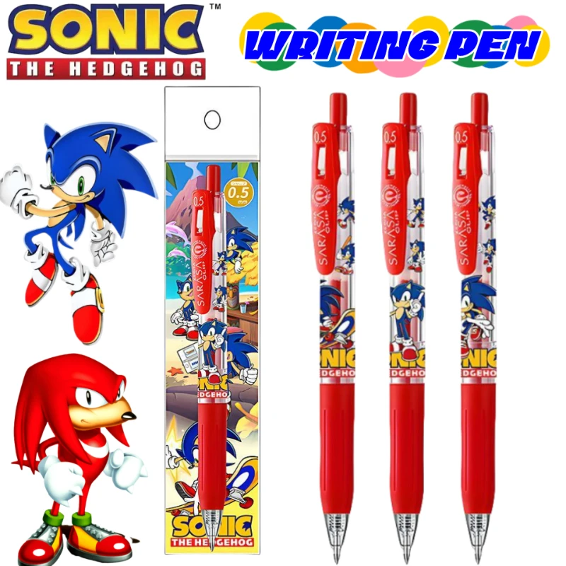 

Новый Sonic The Hedgehog Knuckles the Echidna товары для фильма креативный мультфильм красный щелчок ручка офисный маркер подарок оптовая продажа