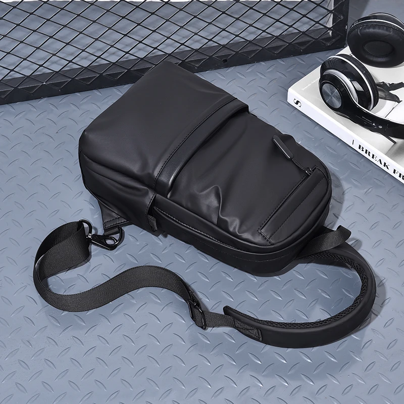Men Portable Multifunctional Daily Crossbody Bag Trendy Street New Messenger Bag Men Sports Large Capacity Diagonal Backpack image 5