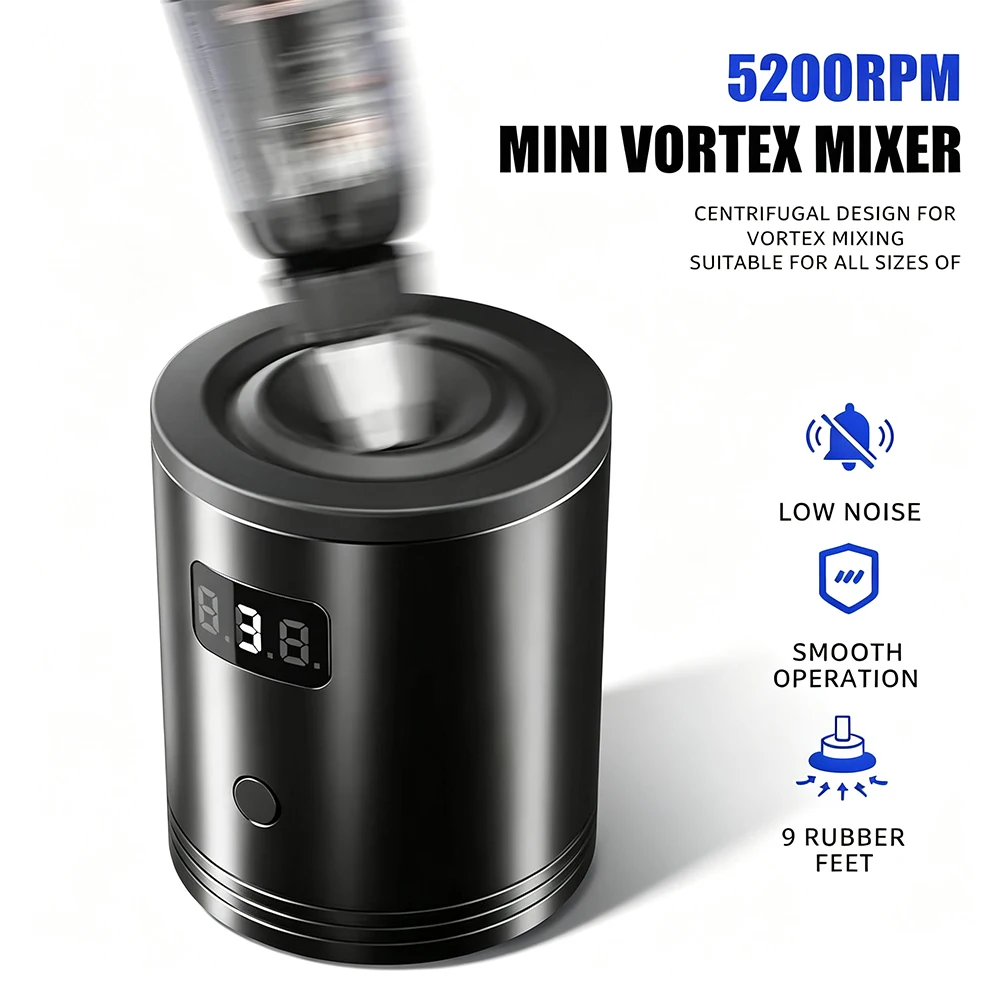 Rechargeable Tattoo Ink Mixer Mini Vortex Shaker  Designed for Vortex Mixing of Tattoo Ink Acrylic Paint and Nail Polish