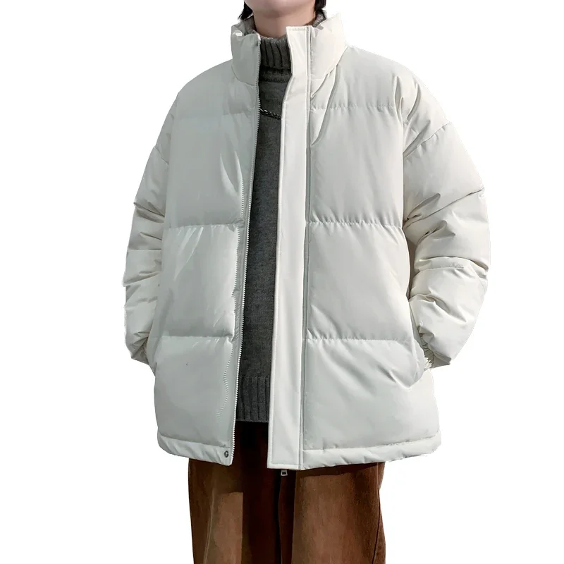 Winter Parka Mannen Bruin Dikke Warme Jassen Big Size 6xl 7xl 8xl Oversize Katoen Gewatteerde Windjack Uitloper Waterdichte Losse jassen