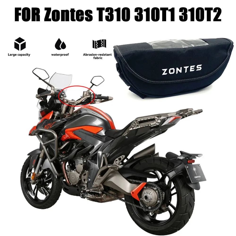 FOR Zontes T310 310T 310T1 310T2 310 T1 T2  Motorcycle Waterproof Bag Navigation Universal Motorbike Tool Backpack Portabl