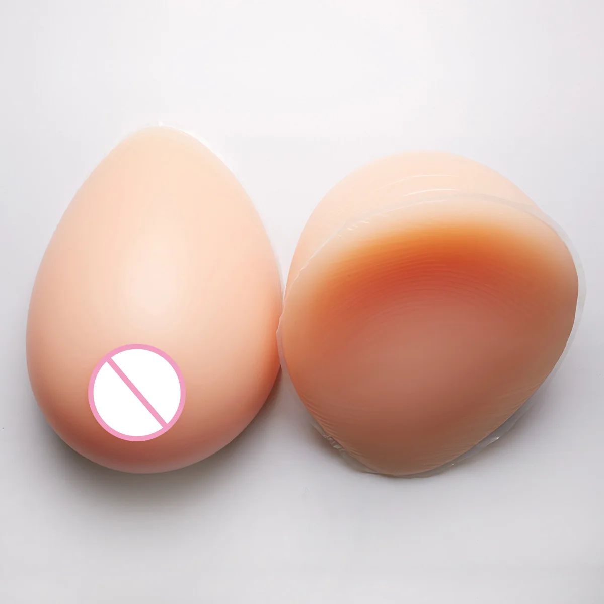 Realistic Silicone Adhesive False Breast Forms  Meme Crossdresser Shemale Fake Boobs Tits For Drag Queen