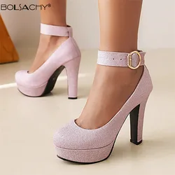 Sexy Gold Silver Sequined Bling Women High Heel Sequin Pumps Fashion Lady Platform Heels Party Wedding White Shoes 32 33 35 43