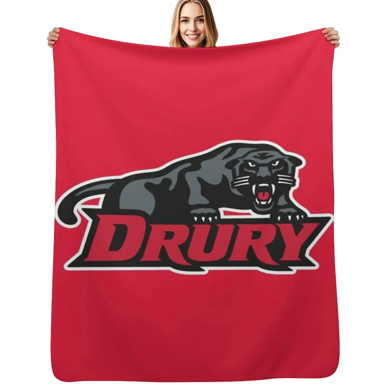 

The Drury Athletics Throw Blanket Luxury Throw sofa bed Shaggy warm for winter Blanket