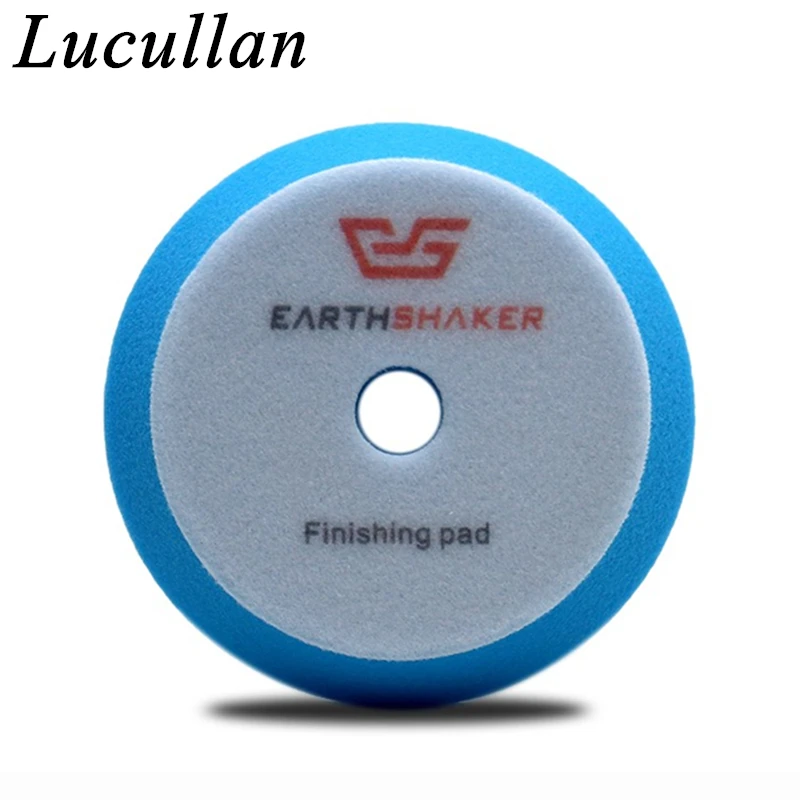 Lucullan 6 Inch Car Care Cutting Polishing and Finshing Pad Beveled Hex-Logic Sponge For Buffer Polisher Waxing