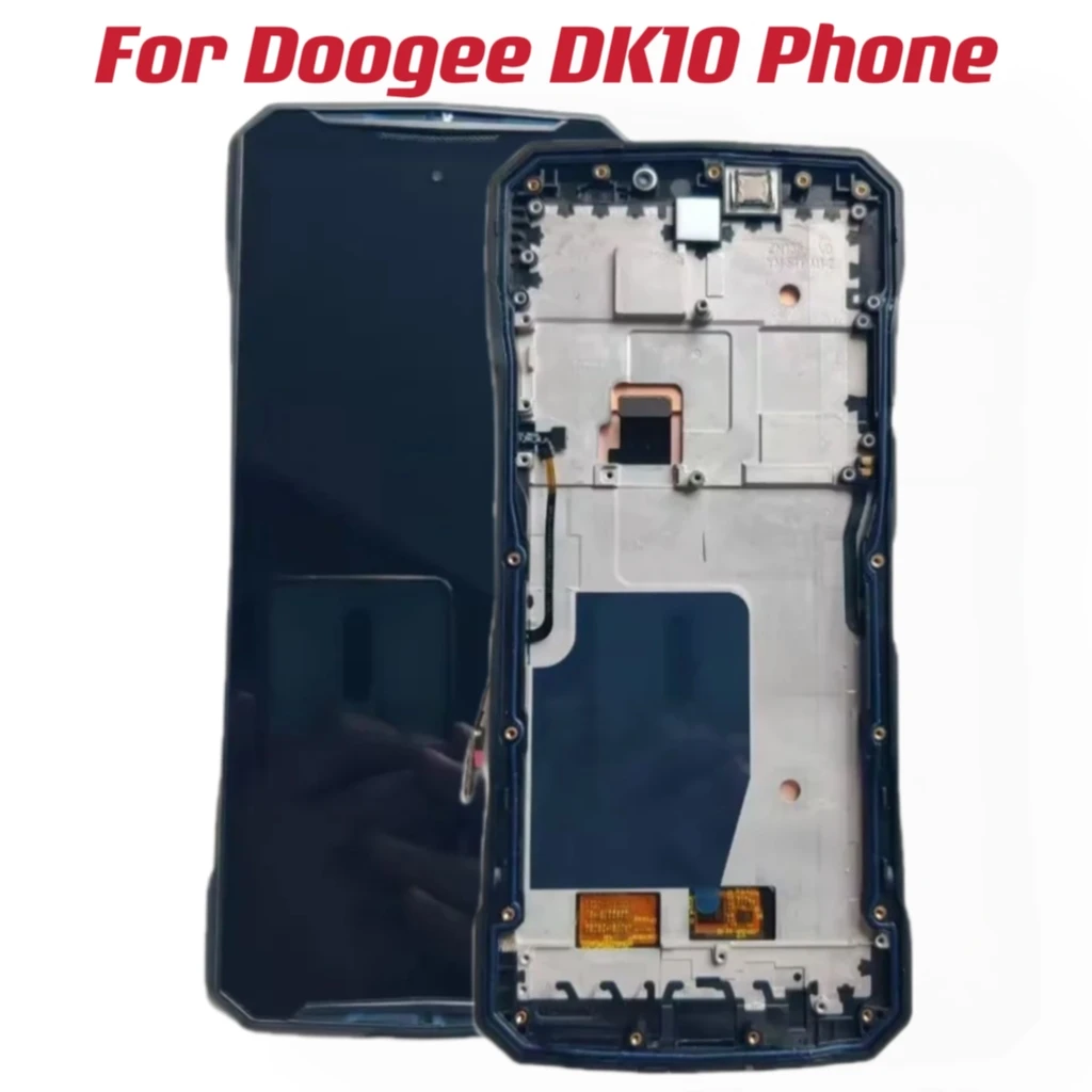 

Original New For Doogee DK10 Rugged Phone LCD Display Assembly Digitizer Touch Screen 6.67" Replacement and Earpiece Fingerprint