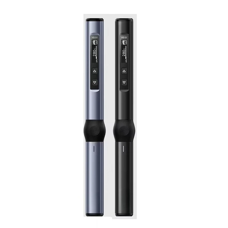 portable  9-20V Hot-sale Intelligent Electric Soldering Iron HS-01 Full Set with PD65W Fast Charging Adapter and 6 Tip