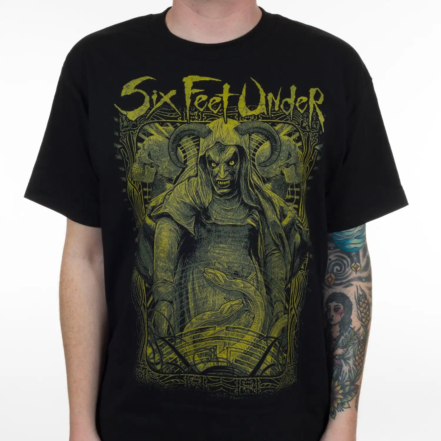 Six Feet Under Haunted Band T-Shirt 100% Cotton Graphic Tee Men Women Summer Streetwear Top